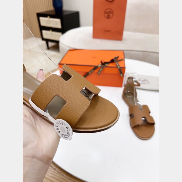 BEST HERMES SANTORINI EPSOM SANDALS 2024