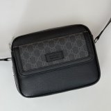 Men Gucci Replicas 795464 Small GG Crossbody 795464 Black Bag