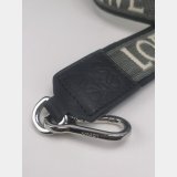 Best Loewe Anagram double-sided embroidered shoulder strap