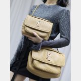 Best 28/22cm Replica Saint Laurent Niki 633158/633151 Khaki Bags