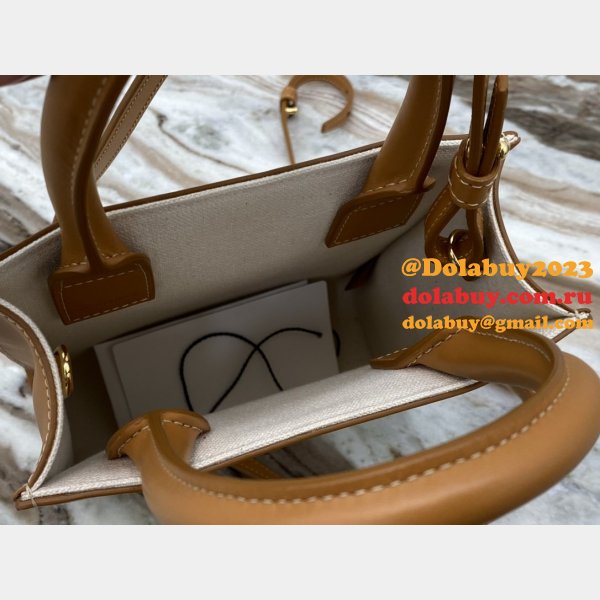 Celine Replica Small Cabas Vertical Bag In Triomphe Canvas