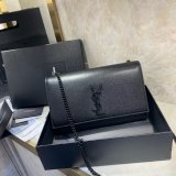 REPLICA SAINT LAURENT KATE BAG 5868006 BLACK ON BLACK