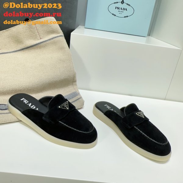 Wholesale Replica Prada 1:1 Designer Saint-Tropez Loafers Shoes