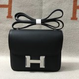 Hermes Constance Bag 18cm Epsom Leather Black