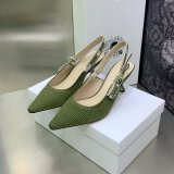 Dior J'Adior Slingback Replica Macrame Pumps Shoes