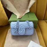 Knockoff Gucci GG Marmont matelassé leather super 699757 bag