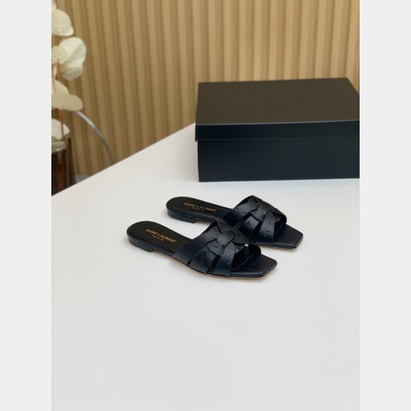 Designer Saint Laurent Knockoff Tribute Slides Shoes