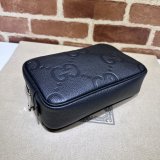 Gucci 766957 Replica Accessories Jumbo GG Toiletry Case Black Bag