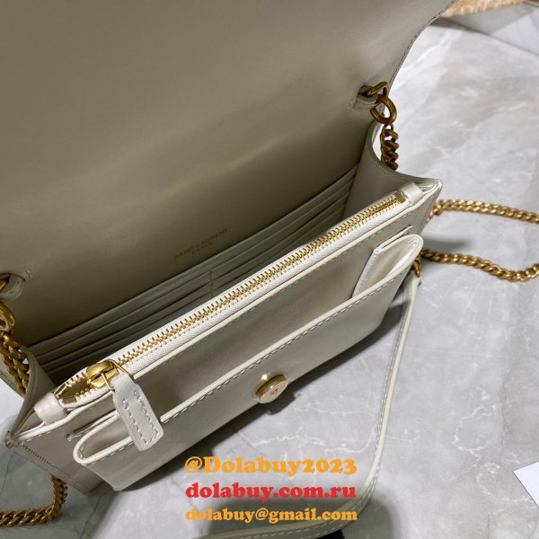 Replica YSL Sunset 19cm Pursesre Store Cream