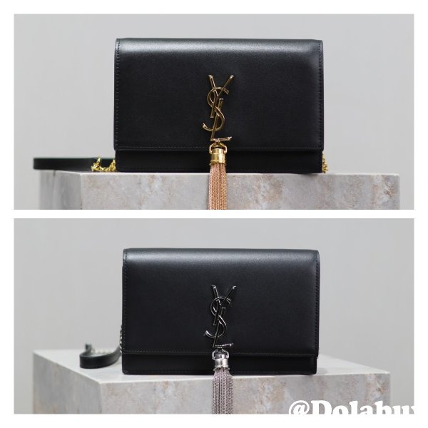 Top Quality YSL Kate tassel calf soft leather handbag 452159