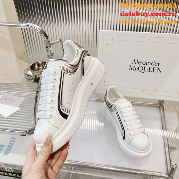 Top Quality ALEXANDER REPLICA women/men white shoes