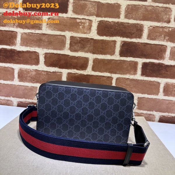 GG Supreme Leathergoods Gucci Replicas 774161 Mens Shoulder Bag