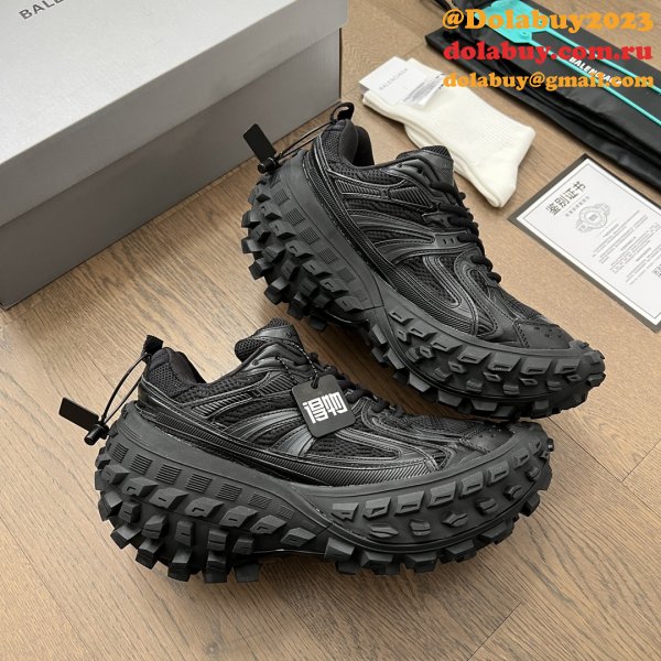 Replica Balenciaga Duplicate Defender Extended-sole Sneakers