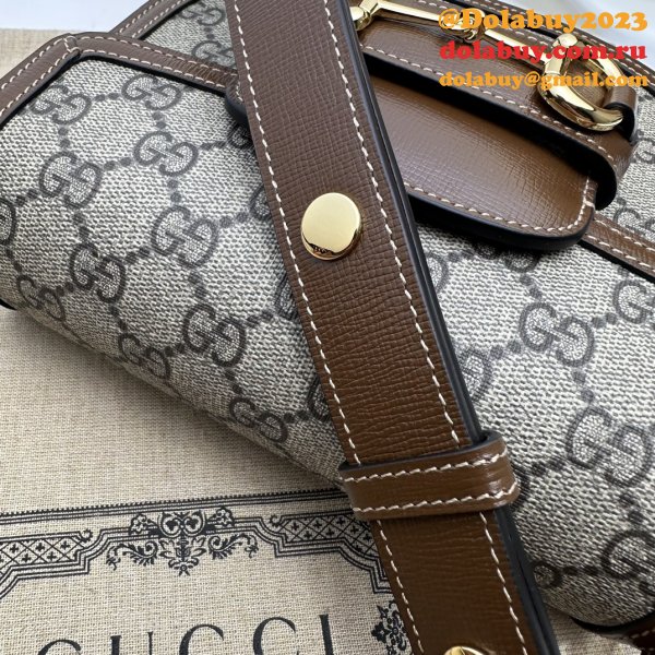 Buy AAAA Gucci 760191 Horsebit Rounded Fake Designer Bags