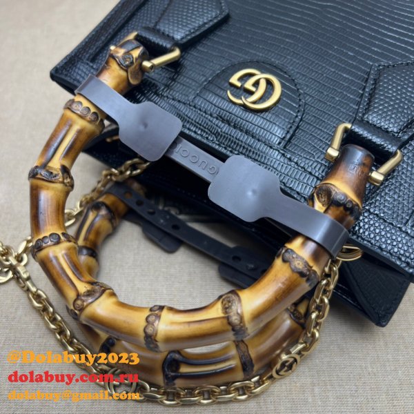 AAA Quality Replica Gucci Diana lizard 675800 bag