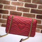 WHOLESALE GUCCI REPLICAS BEST 447633 LEATHER GG MARMONT