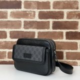 Men Gucci Replicas 795464 Small GG Crossbody 795464 Black Bag