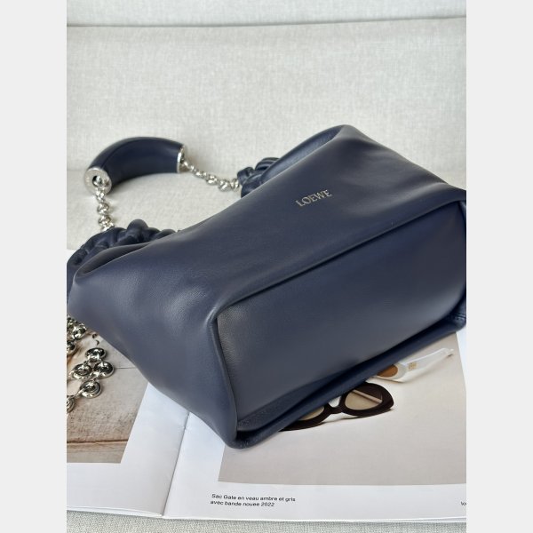 Small Designer 1:1 Mirror loewe Spueeze Nappa sheepskin Clutch Bag