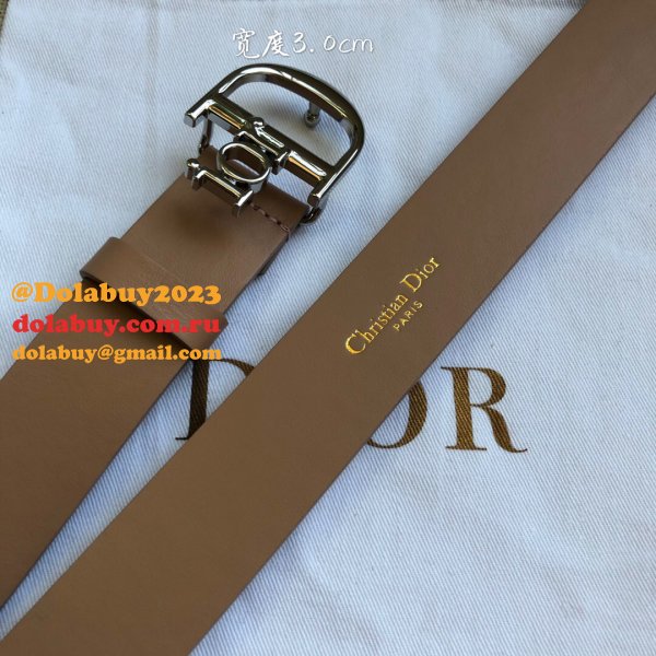 High Quality Christian Dior AAA Belts red/black/brown 30mm Cheap