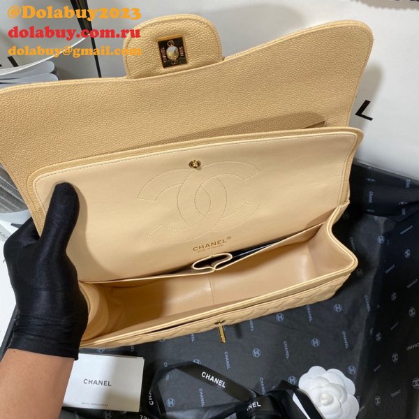 High Quality CC CF Classic Flap Jumbo Bags 30CM on Sale