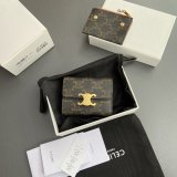 High Quality Fashion CELINE TRIOMPHE short wallet