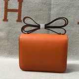 Hermes Constance Bag 18cm Epsom Leather Orange