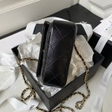 Inspired AP3485 Clutch With Chain Replica Shiny Bags