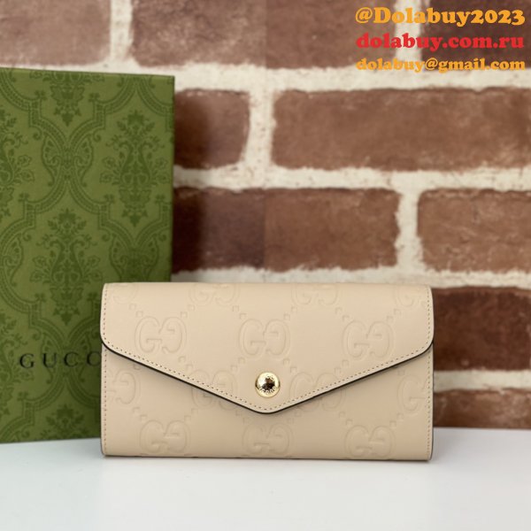 Perfect Best Gucci Replica 1:1 Mirror 772791 GG Continental Wallet