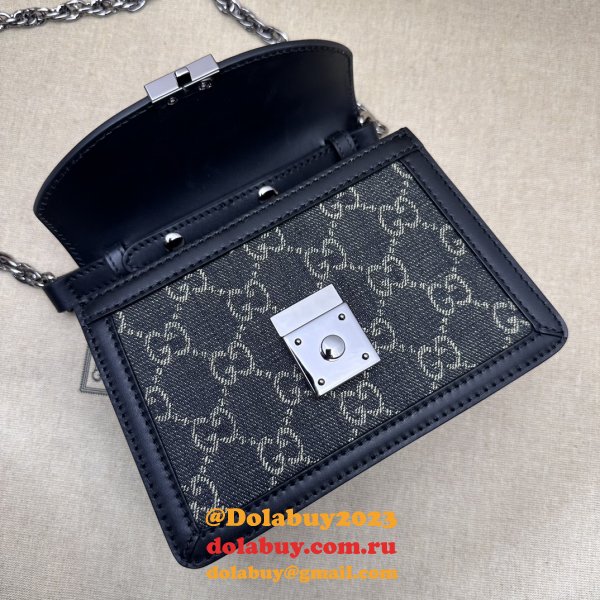 Knockoff Ophidia GG Gucci Black 696180 Shoulder Bag