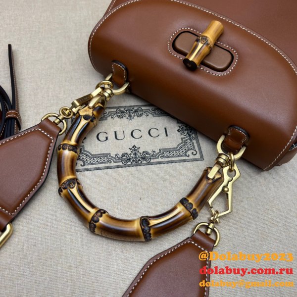 Gucci Bamboo 1947 Replica 675797 top handle bag