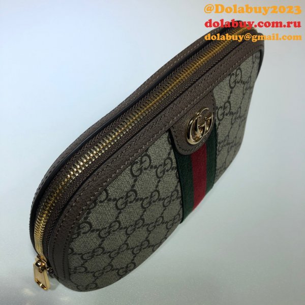 Knockoff Gucci Ophidia 625551 Cosmetic Case 7 Star GG Supreme Canvas