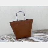 Small Celine Brown Cabas Phantom in soft grained calfskin