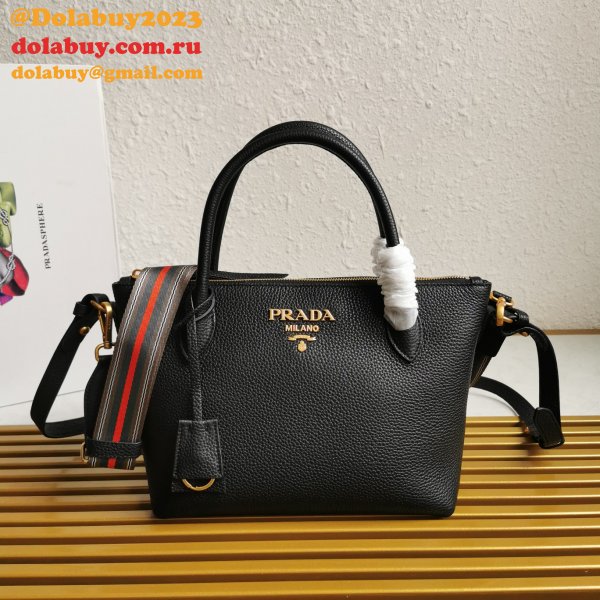 Designer Prada Replica 1BA111 Grained Inspired Shoulder Luxury Bag