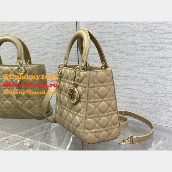 Wholesale DIOR lady 17/20/24CM calf togo leather bag