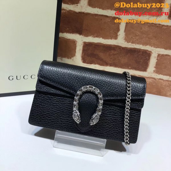 Replica Gucci 476432 Dionysus suede super mini Clutches Small Purses