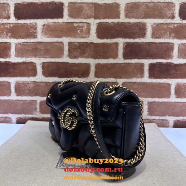 Matelassé Copy 443497 Gucci GG Marmont Small Replicas Bag