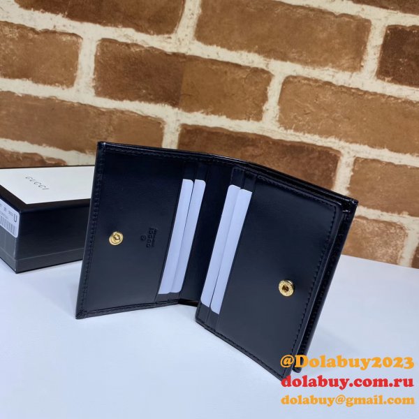 AAA+ Gucci Replica 1955 Horsebit card case 621887 wallet