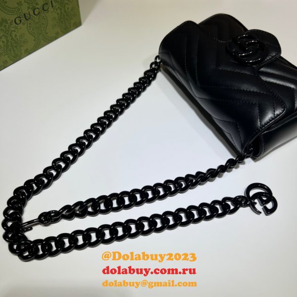 Best High Quality Replica Gucci GG Marmont belt 699757 bag