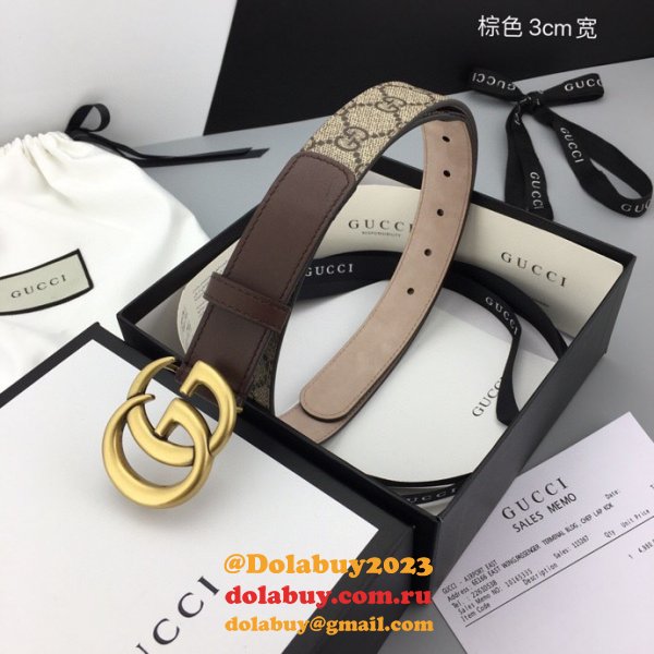 Replica Luxury Gucci 3.0CM Designer Belts Online Store