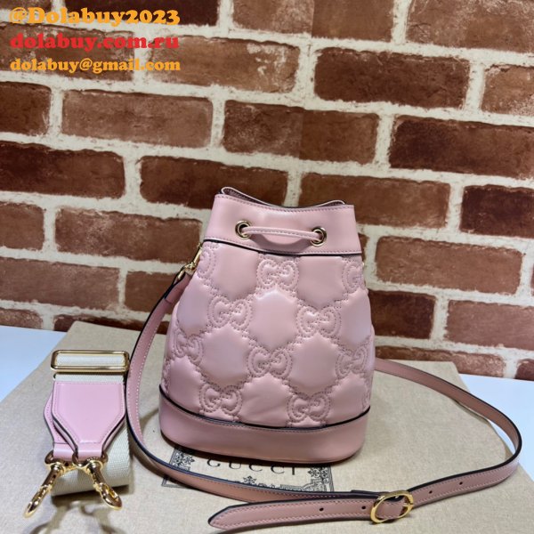 Dolabuy Gucci GG Matelassé Bucket Replica Bags 728231 Store