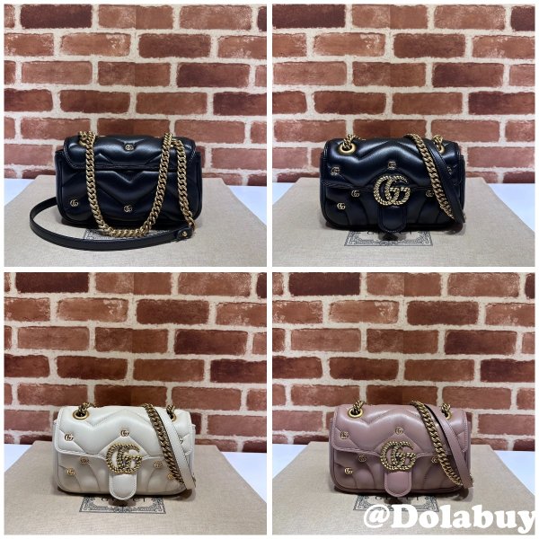 GG Marmont Matelassé 446744 Wholesale Gucci Replicas Bag