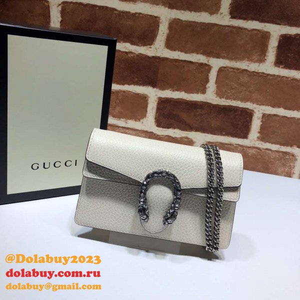 Replica Gucci 476432 Dionysus suede super mini Clutches Small Purses