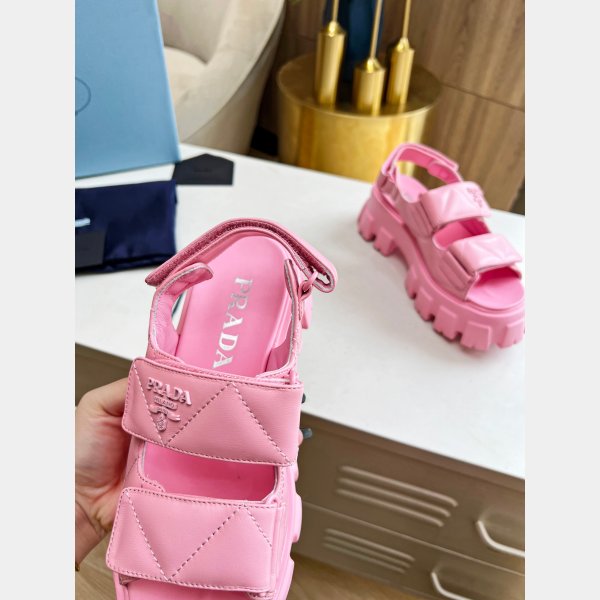 Buy New Replica Prada Roman Platform Sandals Luxury Shoes