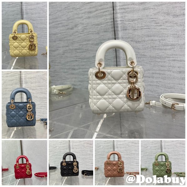 Replica Fashion Dior Micro Lady 1:1 Mirror 12CM Bag