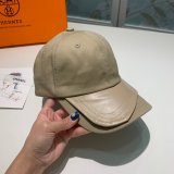 Hermes High Quality Canvas fabric Peaked cap