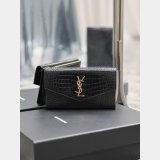 Designer YSL UPTOWN crocodile pattern 582124 CLUTCH