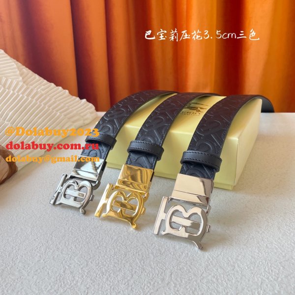 Replica Best Burberry Belt 35MM For Sale