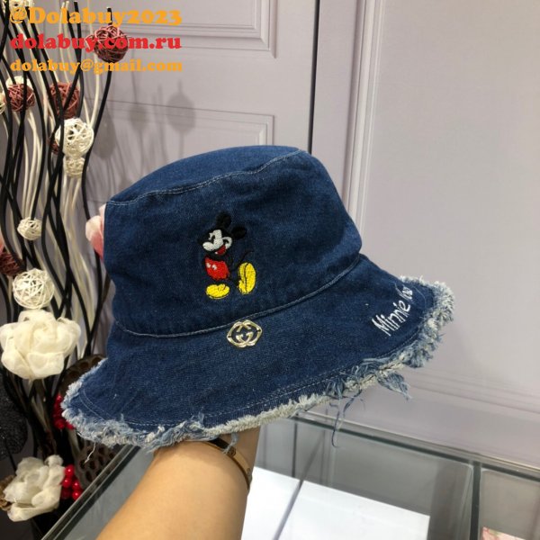 Designer Gucci Mickey fisherman High Quality hat