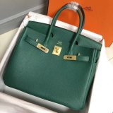 Hermes Birkin 35cm Togo leather Handbags Green