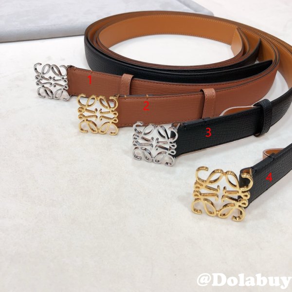 Designer Loewe Regular Knockoff 3.2CM Width Fashion Belts